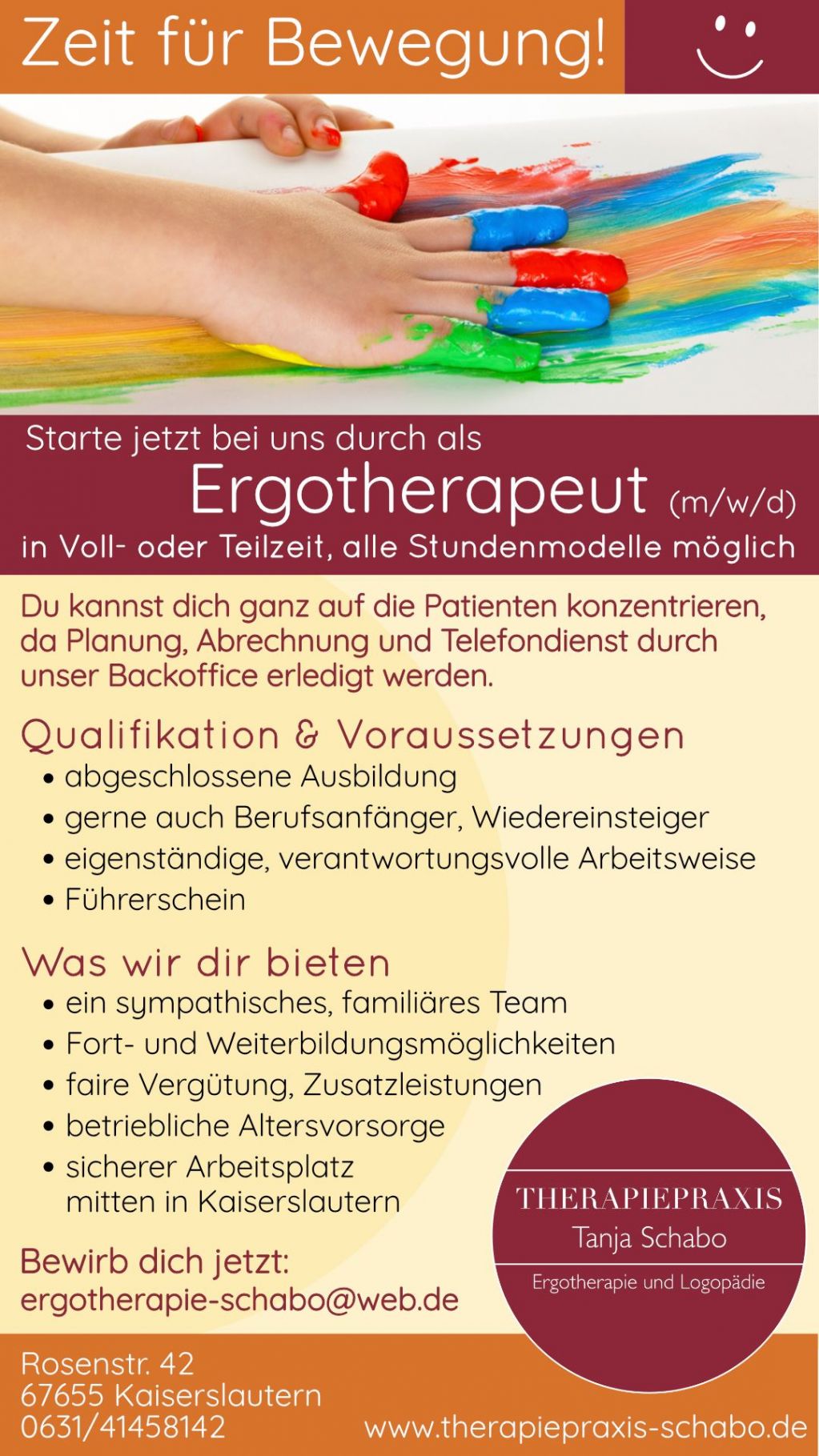 Stellenangebot Ergotherapeut